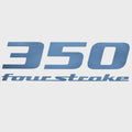 Yamaha Boat Outboard Decal 1035050 - 350 Four Stroke Blue Steel