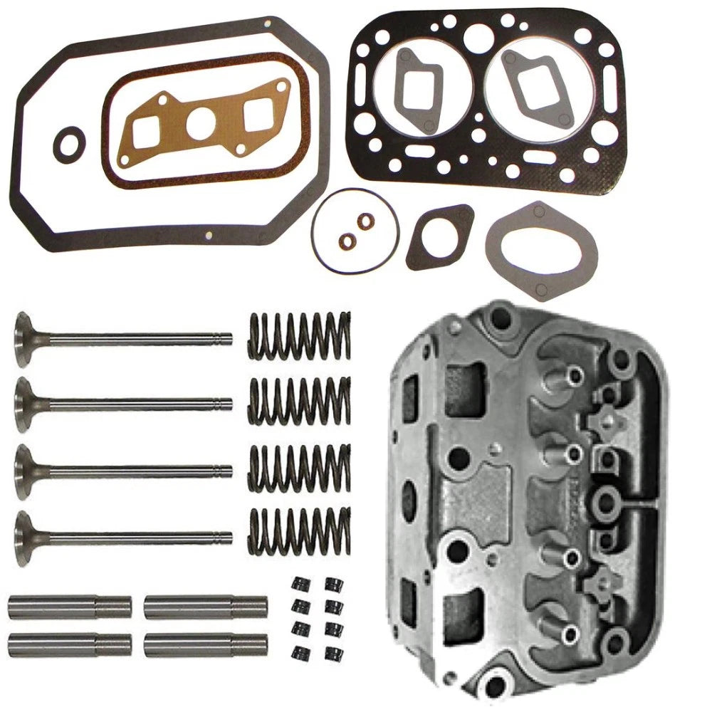 John Deere M MC MI MT 40 320 330 TRACTOR CYLINDER HEAD, GASKET & VALVE