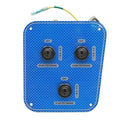Wellcraft Boat Ignition Switch Panel 025-4123 - Triple Engine Blue
