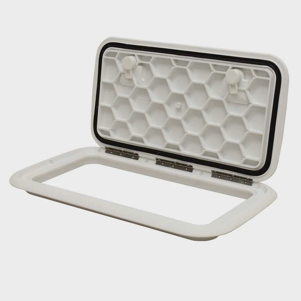 Jim Black Boat Deck Hatch 581-1119-05 - 19 1/4 X 11 Inch Polar White