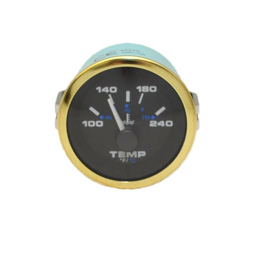 Teleflex Boat Temperature Gauge 62410 - Premier Pro Gold Series 2 Inch