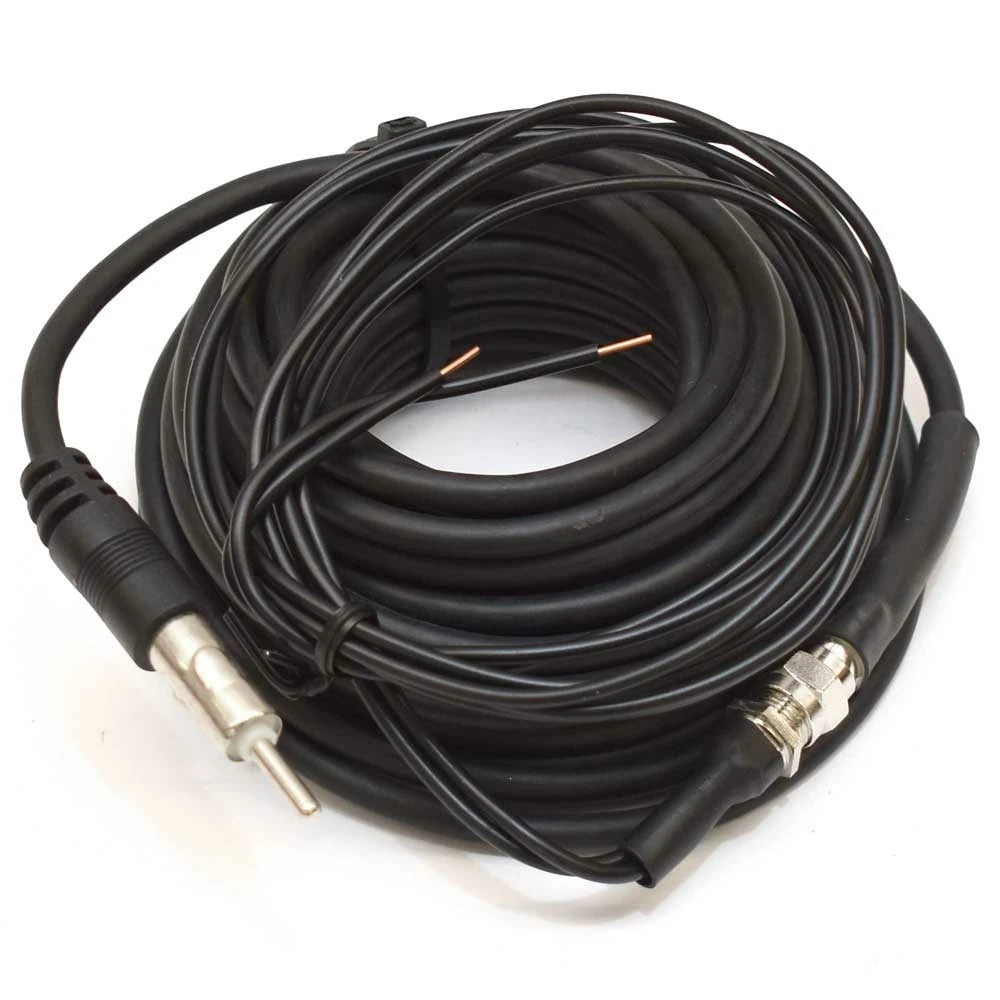 ASA Boat Antenna Extension Cable AN140FXT20 - 20 Foot Black