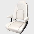 Manitou Boat High Back Reclining Helm Seat 3014-0020675 - Ice White