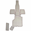Cobalt Boat Non-Skid Cockpit Mats 403737 - 220S Gray - Red (6 PC)