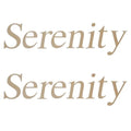 Crestliner Boat Decals - Serenity Gold Stickers (pair)