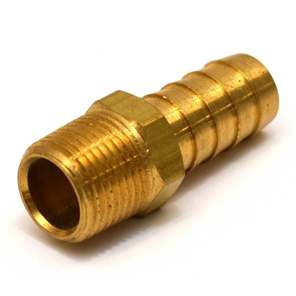 Boat Hose Adapter Fitting 7417002 - Brass 1/2 Inch Barbed