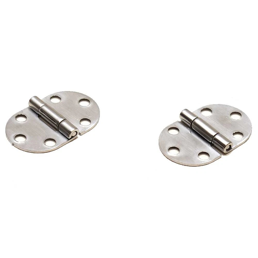 Marine Hardware Boat Hatch Butt Hinge - 1 1/8 X 1 7/8 Inch Pair