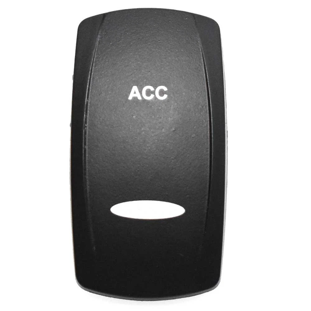 Carling Boat Rocker Switch Cover - Tracker Accessory Actuator Black