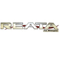 Ranger Pontoon Boat Raised Decal 303599 - Reata 34 Inch Silver Red