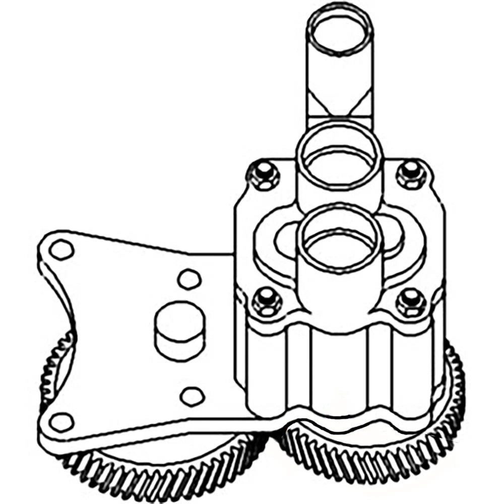 VPD1055 Engine Oil Pump Fits Case-IH Tractor Models 385 395 454 464 +