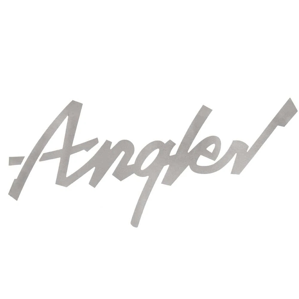 Lund Boat Model Decal 573746 - Angler Metallic Pewter Sticker