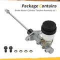 Brake Master Cylinder Tandem Assembly for Polaris Ranger 150 RZR 200 2020-2025