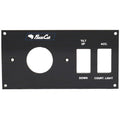 Bass CAT Boat Blank Switch Panel - Tilt Accessory Black with Lines