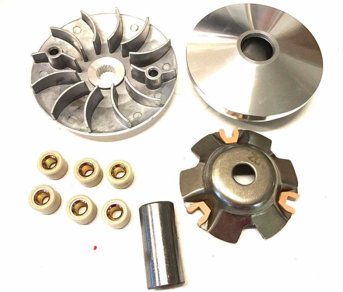 GY6 110 125 150cc Scooter Moped ATV Go Kart Roller Fan Clutch Variator Engine