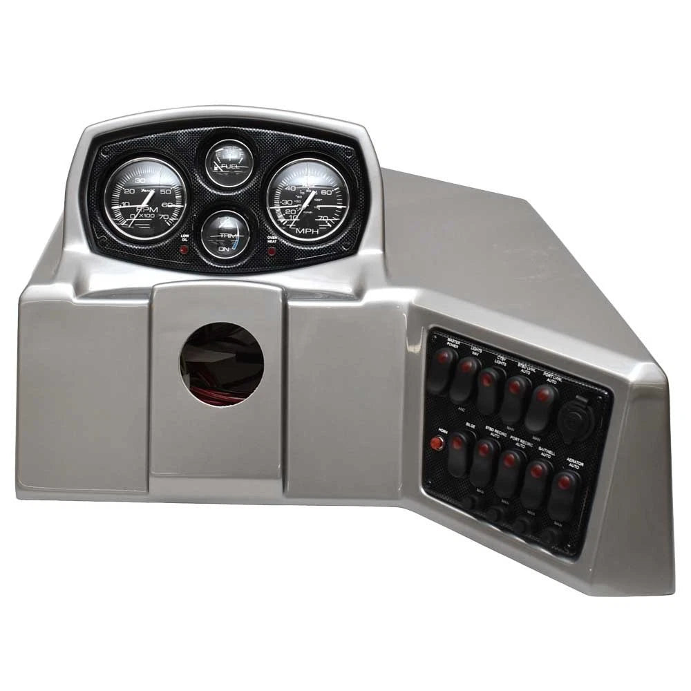 G3 Boat Dash Console 73427334 - Mercury Faria Gauges 25 Inch Gray