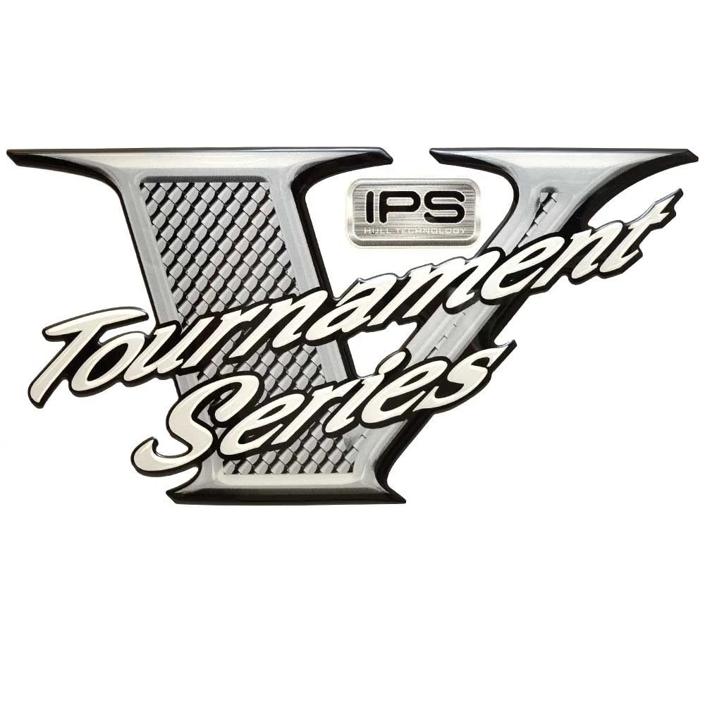 Lund Boat Raised Decal 2280250 - Pro V Tournament Black Gray Silver