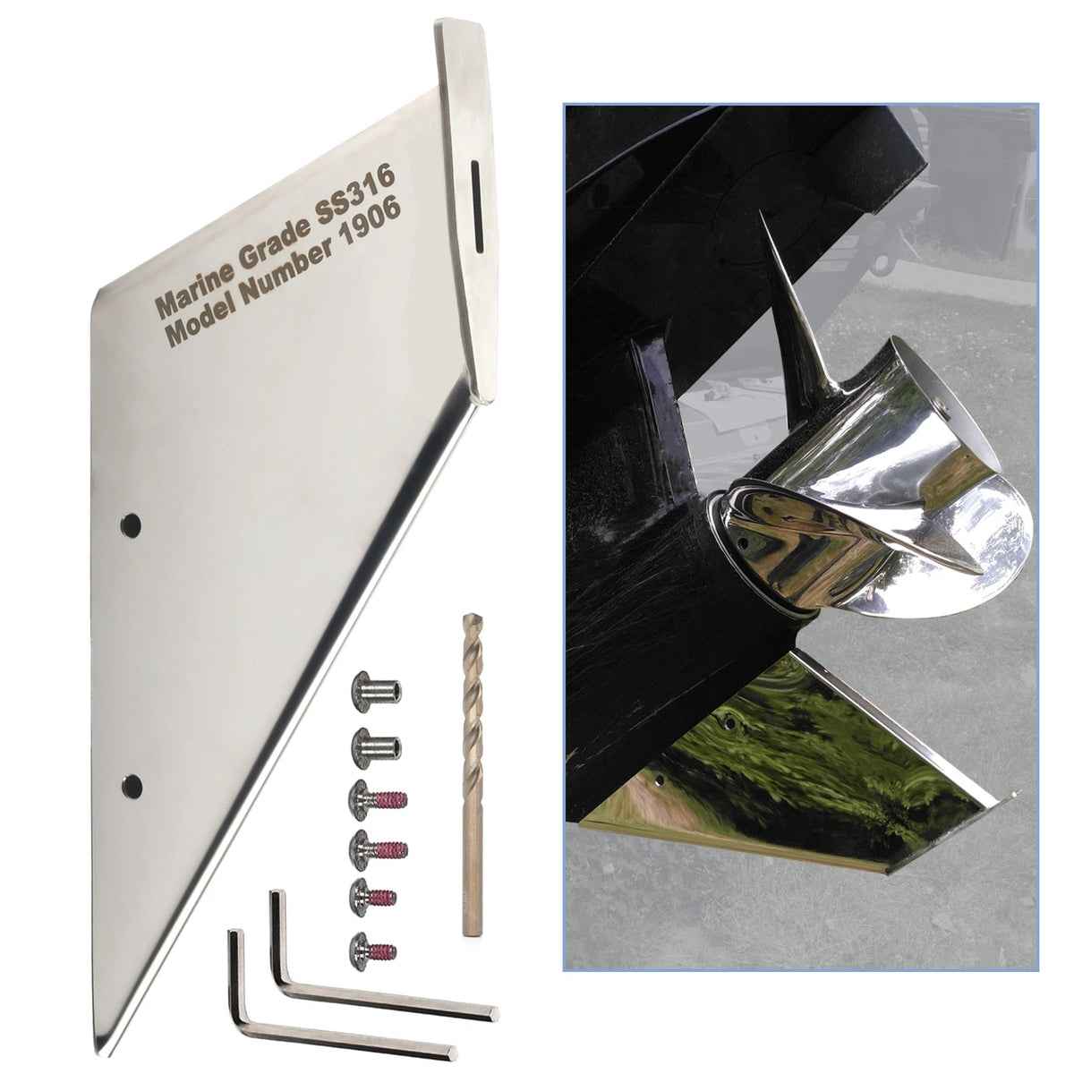 Skeg Guard for Honda Outboard Marine Models 27071