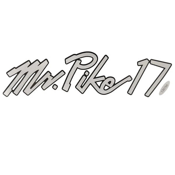 Lund Boat Decal 1987976 - Mr. Pike 17 Silver Black