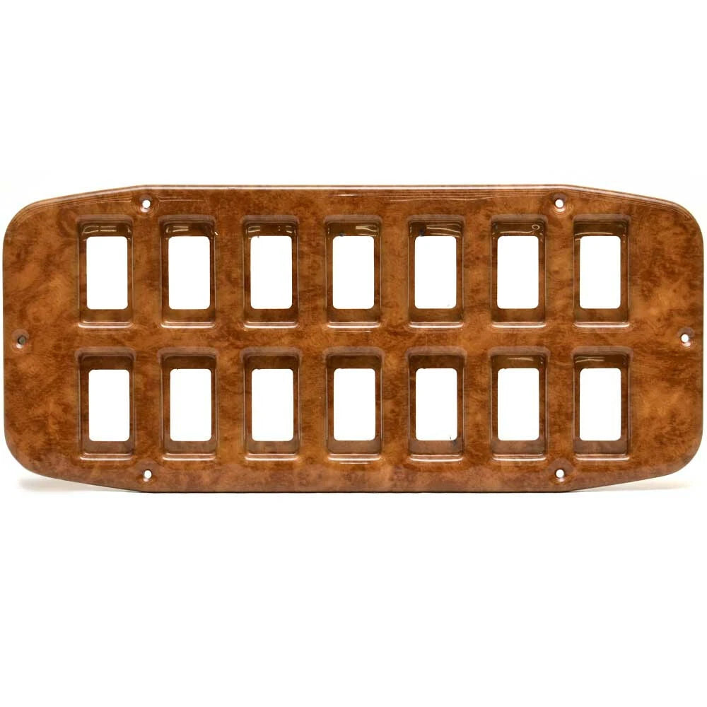Rinker Boat Blank Rocker Switch Panel 206641C - Woodgrain