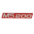 MasterCraft Boat Decal 759623 - MS200 Red Silver Sticker