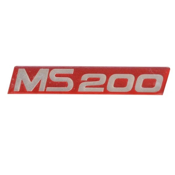 MasterCraft Boat Decal 759623 - MS200 Red Silver Sticker