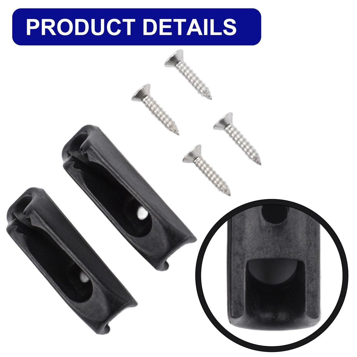 Self-locking Rope Self-locking Cord Clam Cleat Cord Lock for Marine Accessories