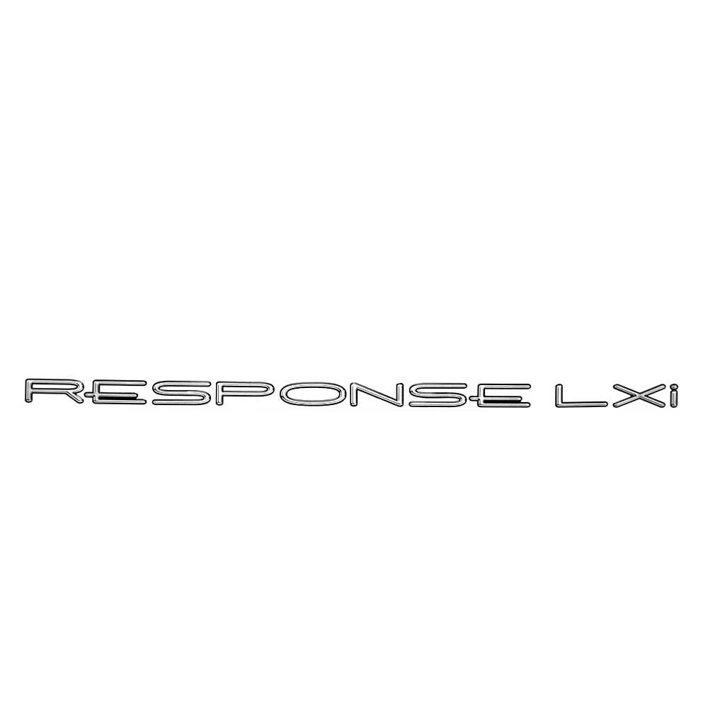 Malibu Boat Raised Model Decal 5938403 - Response LXi Silver Sticker