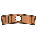 MasterCraft Boat Non-Skid Mat 553791 - Transom Step Mocha Black