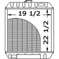 Radiator Fits Holland LS190 LX985 86546700