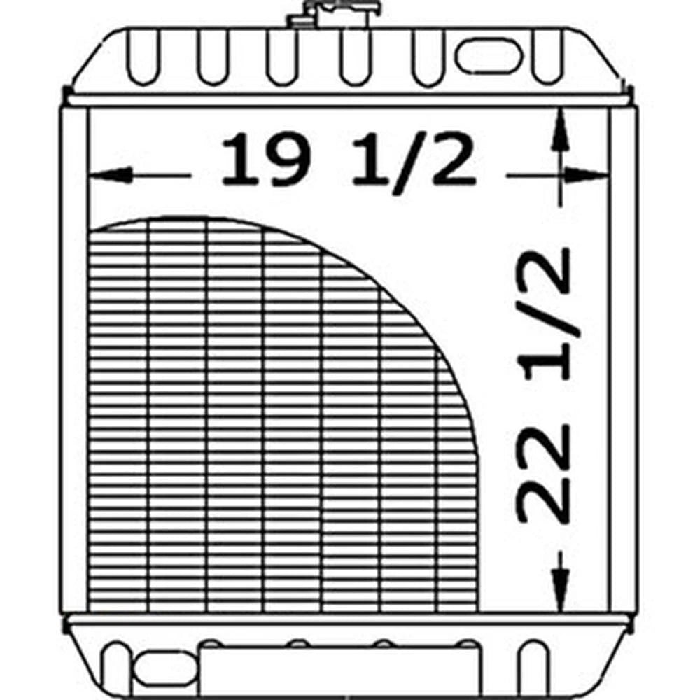 Radiator Fits Holland LS190 LX985 86546700