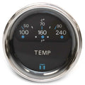 Teleflex Boat Temperature Marine Gauge 1170771 - 2 Inch Silver Black