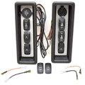 Gekko Boat Switch Panel LB161P03438 - LB161P03437 Black (set of 2)