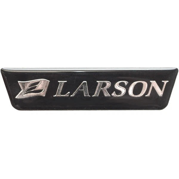 Larson Boat Logo Decal 8624-3381 - Raised 4 7/8 X 1 Inch Silver