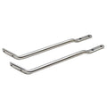 Rinker Boat Windshield Support Brackets - 12 Inch Aluminum (pair)