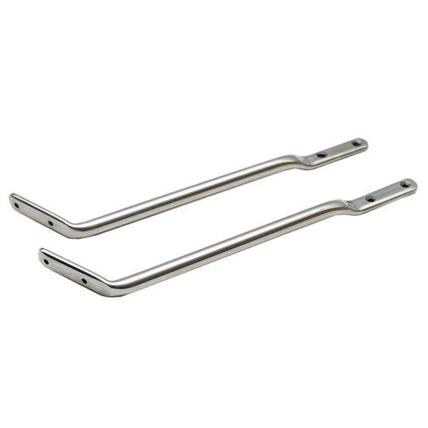 Rinker Boat Windshield Support Brackets - 12 Inch Aluminum (pair)