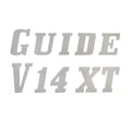 G3 Boat Model Decal Sticker - Guide V14 XT Silver Sticker