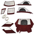 Formula Boat Curtain Kit 268790 - 351 HT Burgundy Ameritex (8PC)