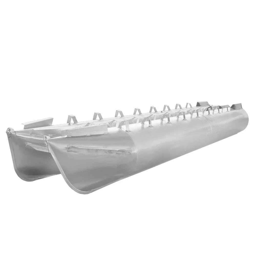 Pontoon Boat Float Log Tubes - 22 FT X 25 Inch with Strakes (set of 2)