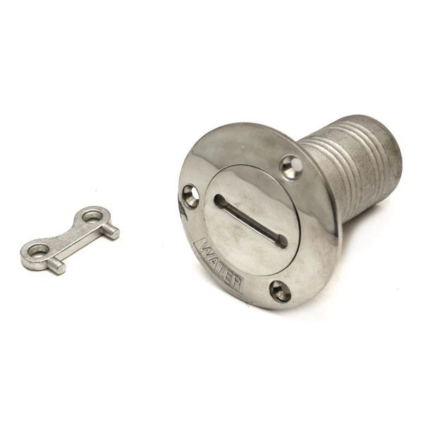 Boat Water Deck Fill /w Key - 1 1/2 Inch Steel