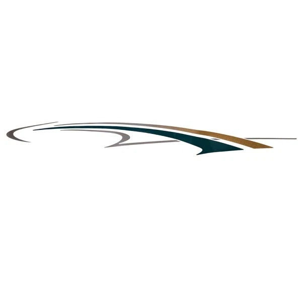Rinker Boat Graphic Hull Decal - Captiva Green Gold Sticker (STBD)