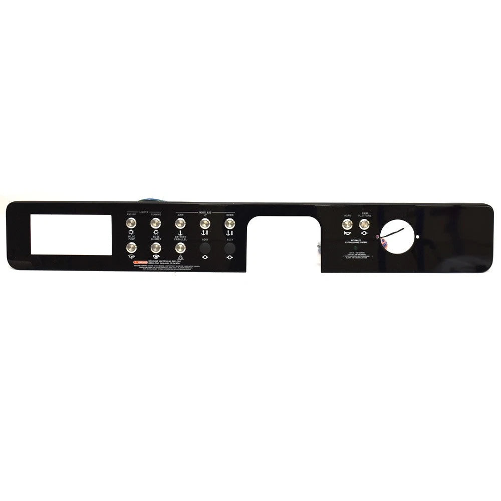 Sea Ray Boat Dash Switch Panel 2349723 - Black Acrylic with Switches