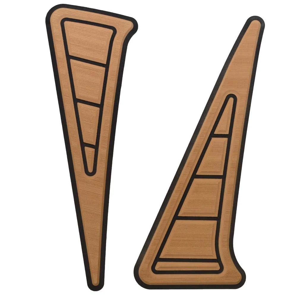 Crownline Boat Non-Skid Mats 16418-07-MC - 6mm Mocha Black (set of 2)
