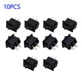 Set Dot Rocker Truck 10pcs On/off Switch Pin 12v Car Light Spst Round 16a Boat