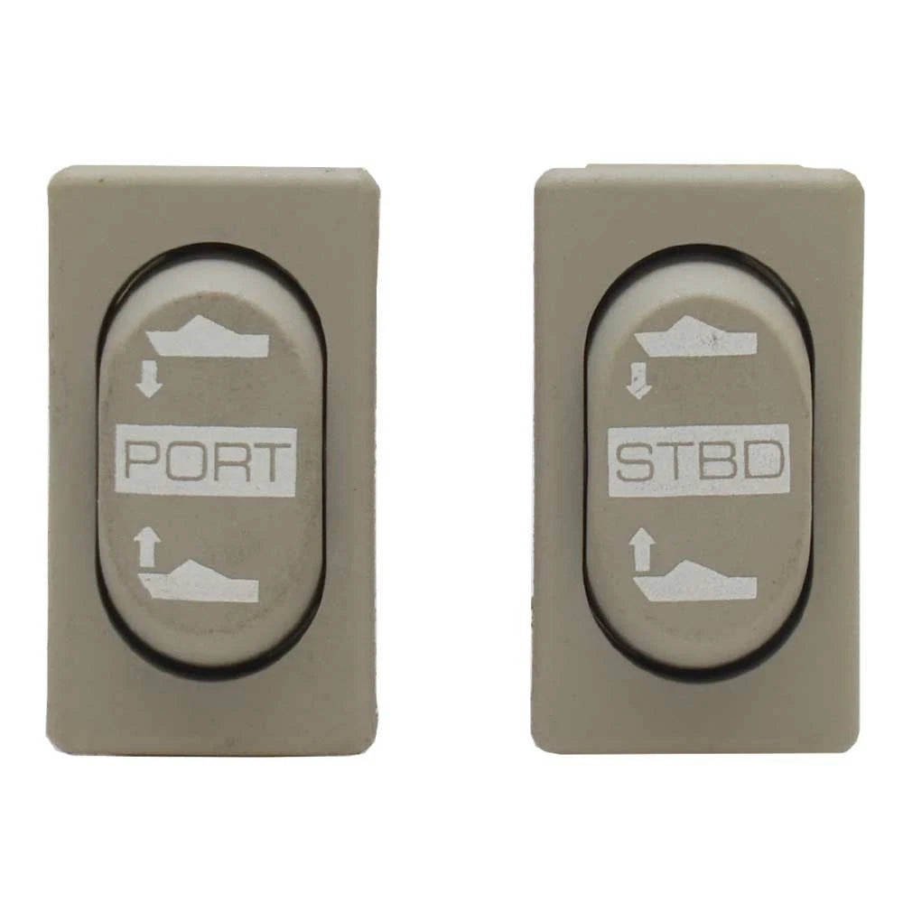 McGill Boat Momentary On-Off-On Rocker Switch - PORT/STBD (set of 2)