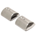 Blue Wave Boat Rub Rail End Caps 2110-0032 - 1 3/4 Inch SS (pair)