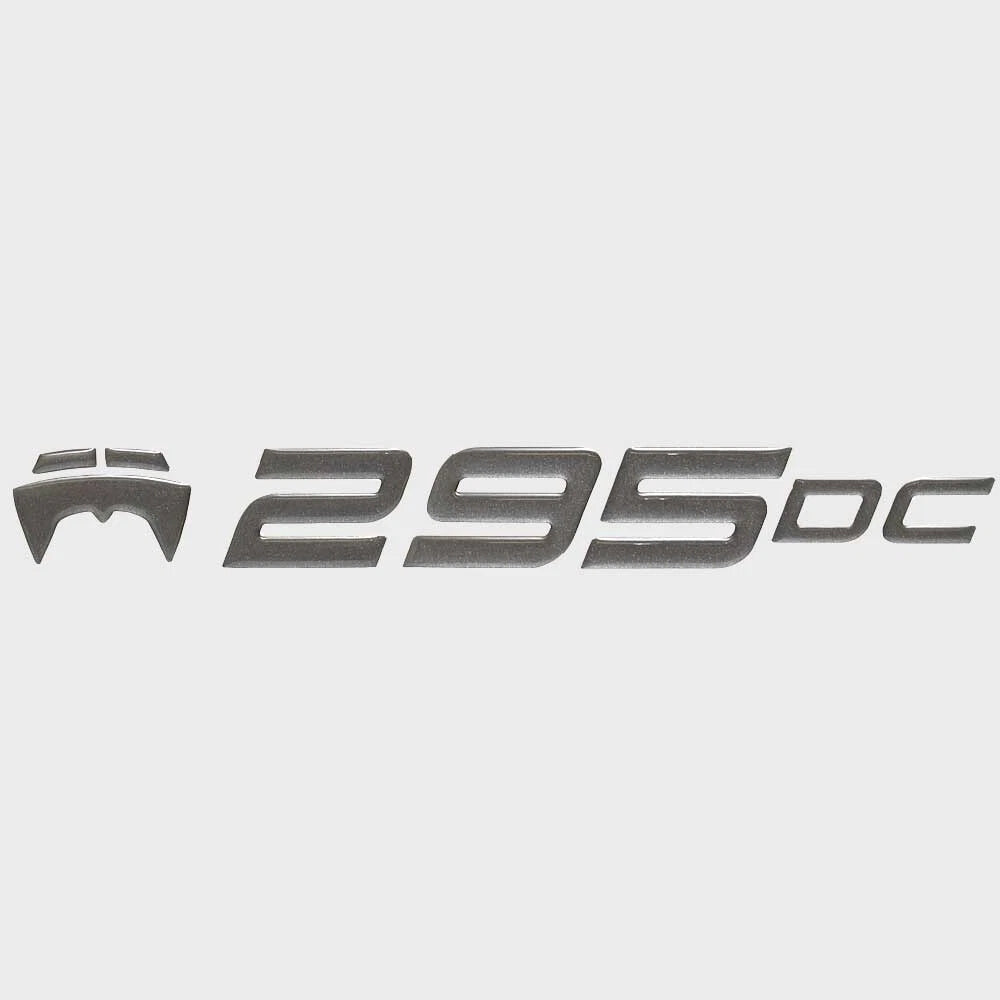 World CAT Boat Raised Decal 20690521 - 295 DC Metallic Pewter