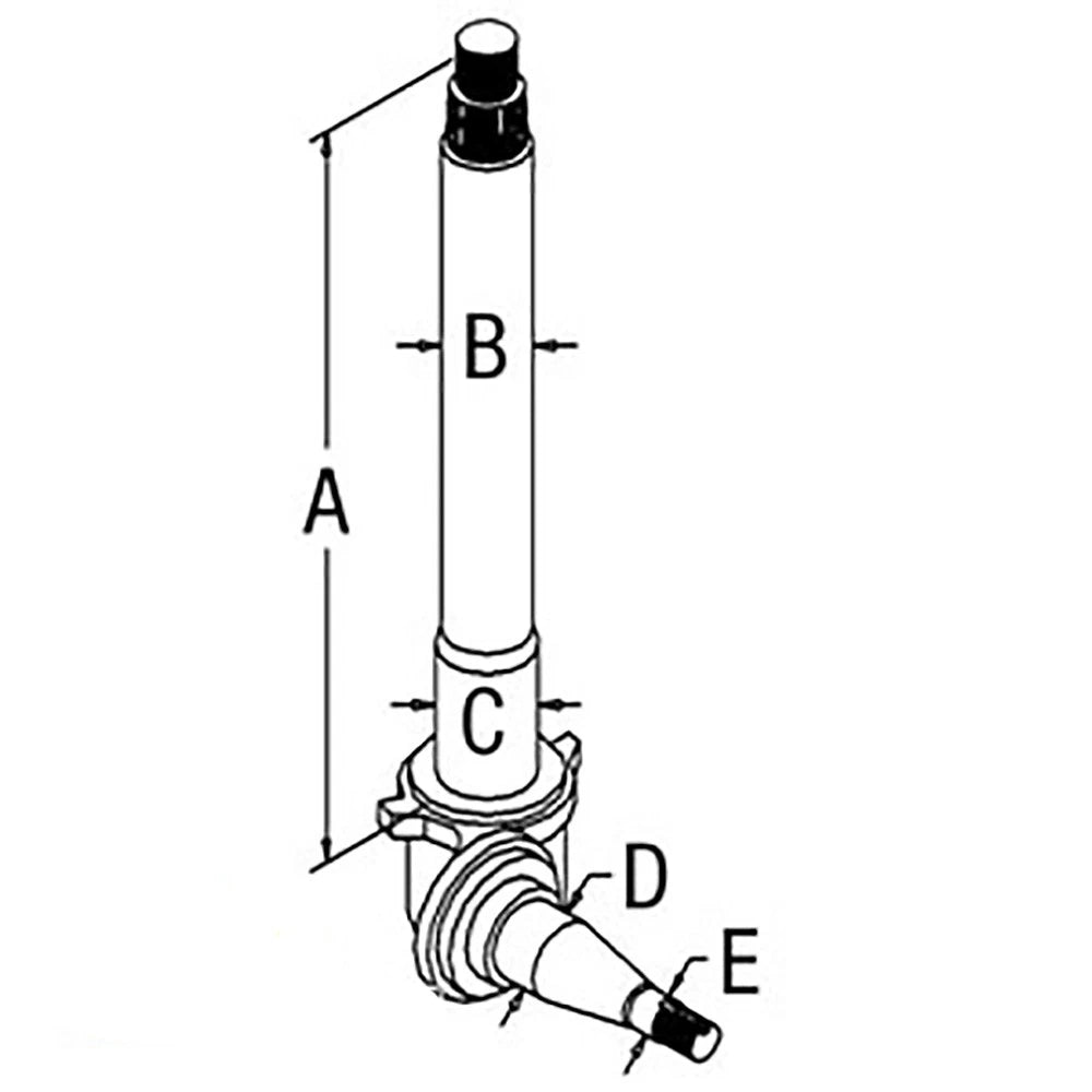 D5NN3106E Left Hand Spindle Fits Ford/ Holland Tractor 5700 6700 7