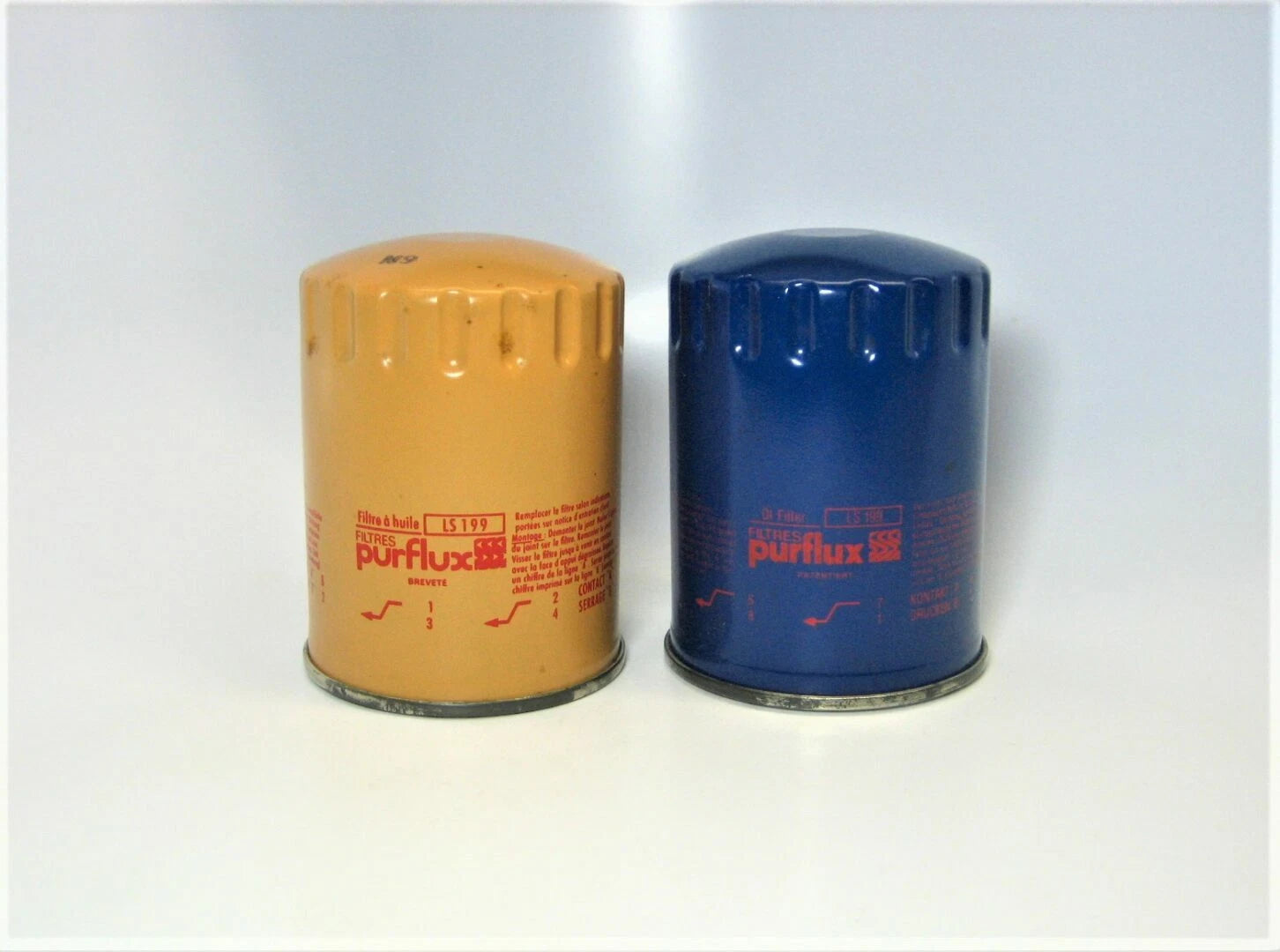 Purflux LS 199 2 Pack Marine Auto Engine Motor Replacement OEM Oil Filters