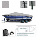 Hurricane Center Console 231 OB Trailerable Deck Boat Storage Cover Waterproof