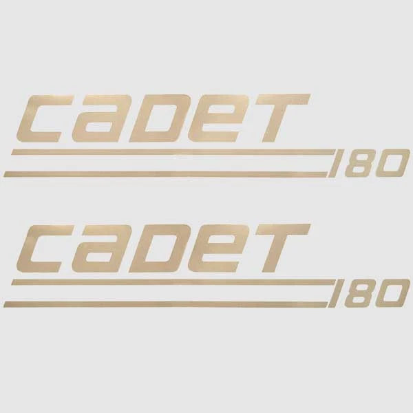 Weeres Pontoon Boat Decal 30000377 - Cadet 180 Gold Stickers (pair)